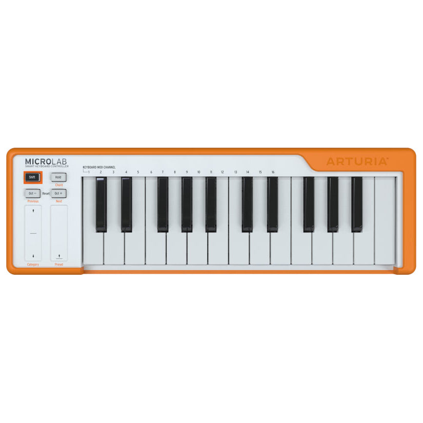 Arturia MicroLab Portable 25-Key Keyboard Controller (Orange)