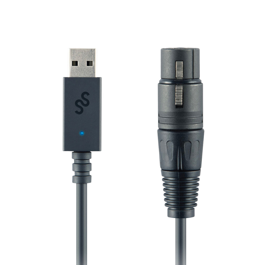 SoundSwitch DMX Micro Interface Connecting DJ Controller to Lighting