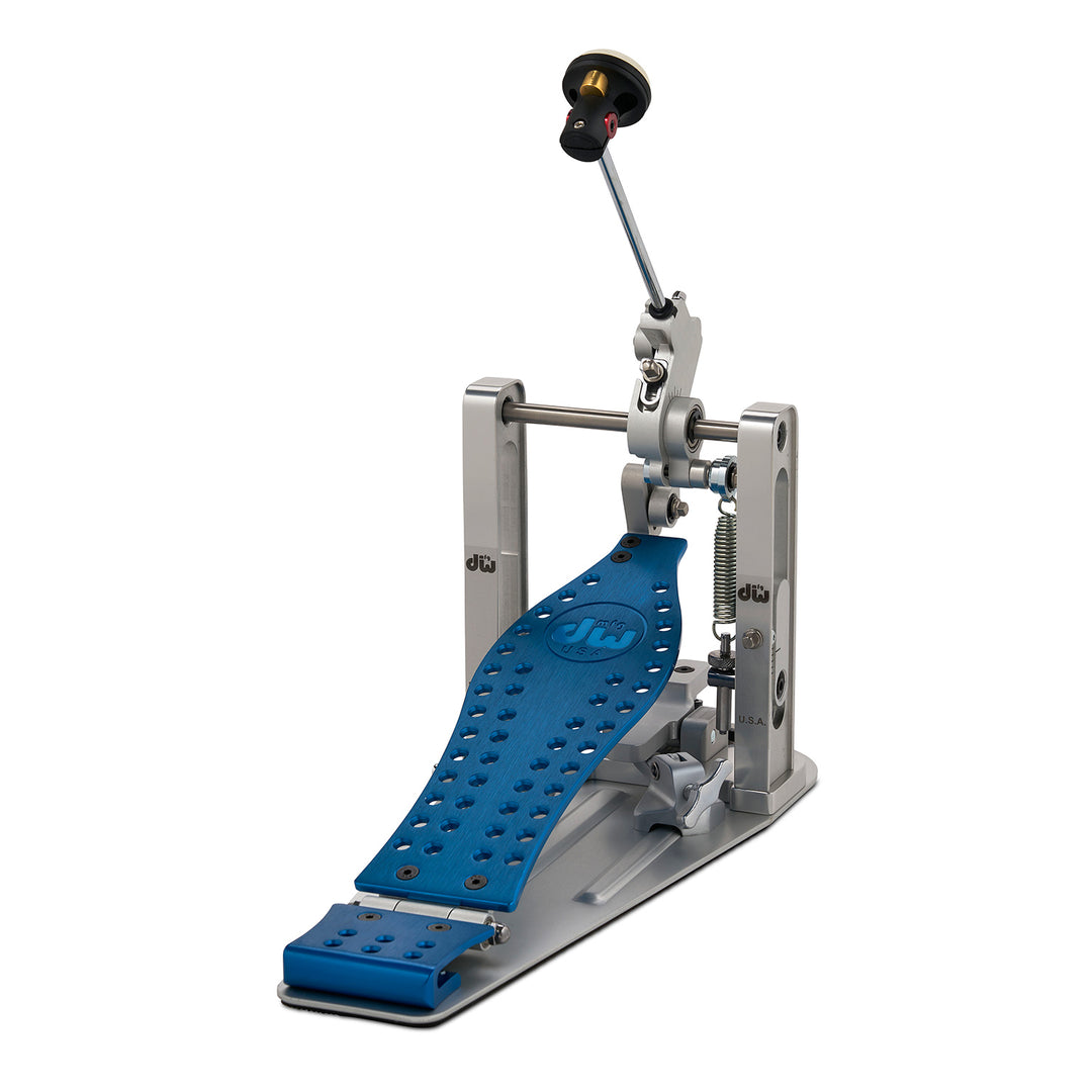 DW CPMDDBL Machined Direct Drive Single w/ Blue Footboard & Heel