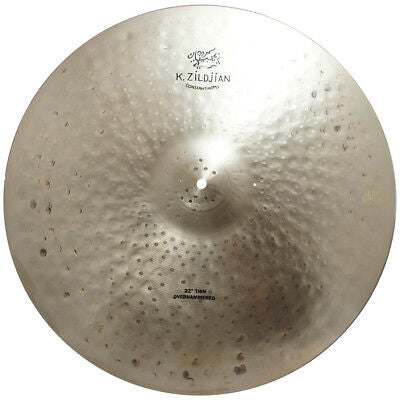 Zildjian K1101 22" K Constantinople Thin Ride Overhammered