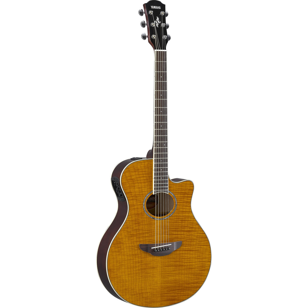 Yamaha APX600FM Acoustic Guitar - Flamed Maple Amber
