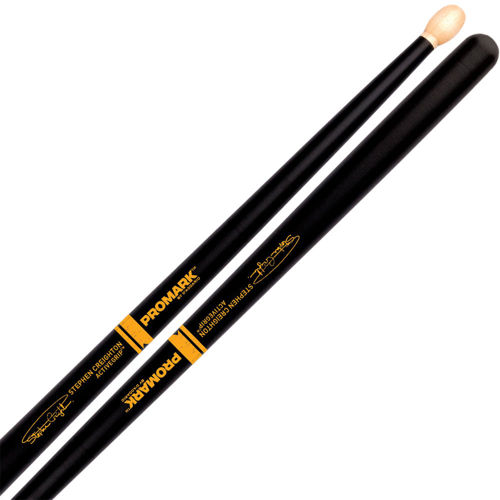 Promark PBSC-AG -Promark Stephen Creighton Signature Activegrip Pipe Band Drumsticks