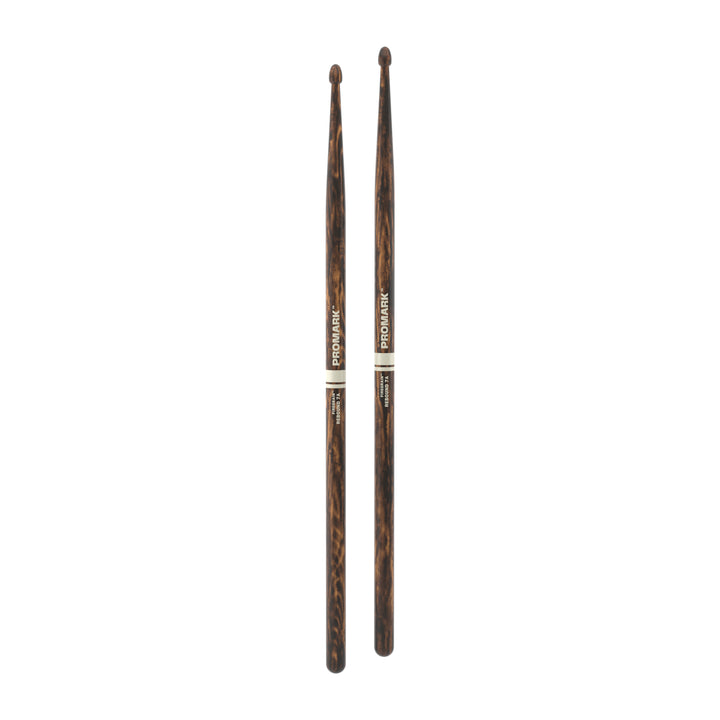Promark R7AFG-Promark Rebound 7A FireGrain Hickory Drumstick, Acorn Wood Tip