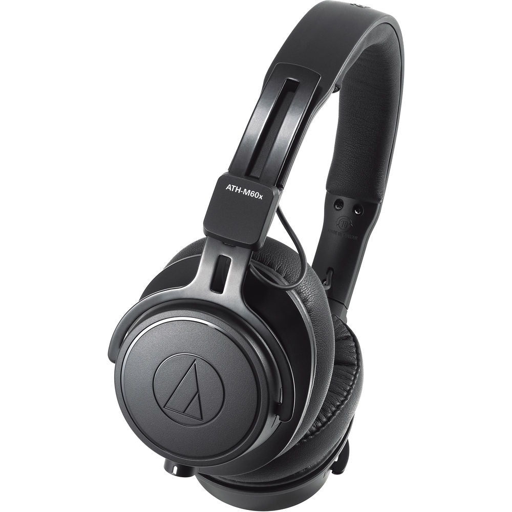 Audio-Technica ATH-M60X Closed-Back Dynamic Monitor Headphones - Black