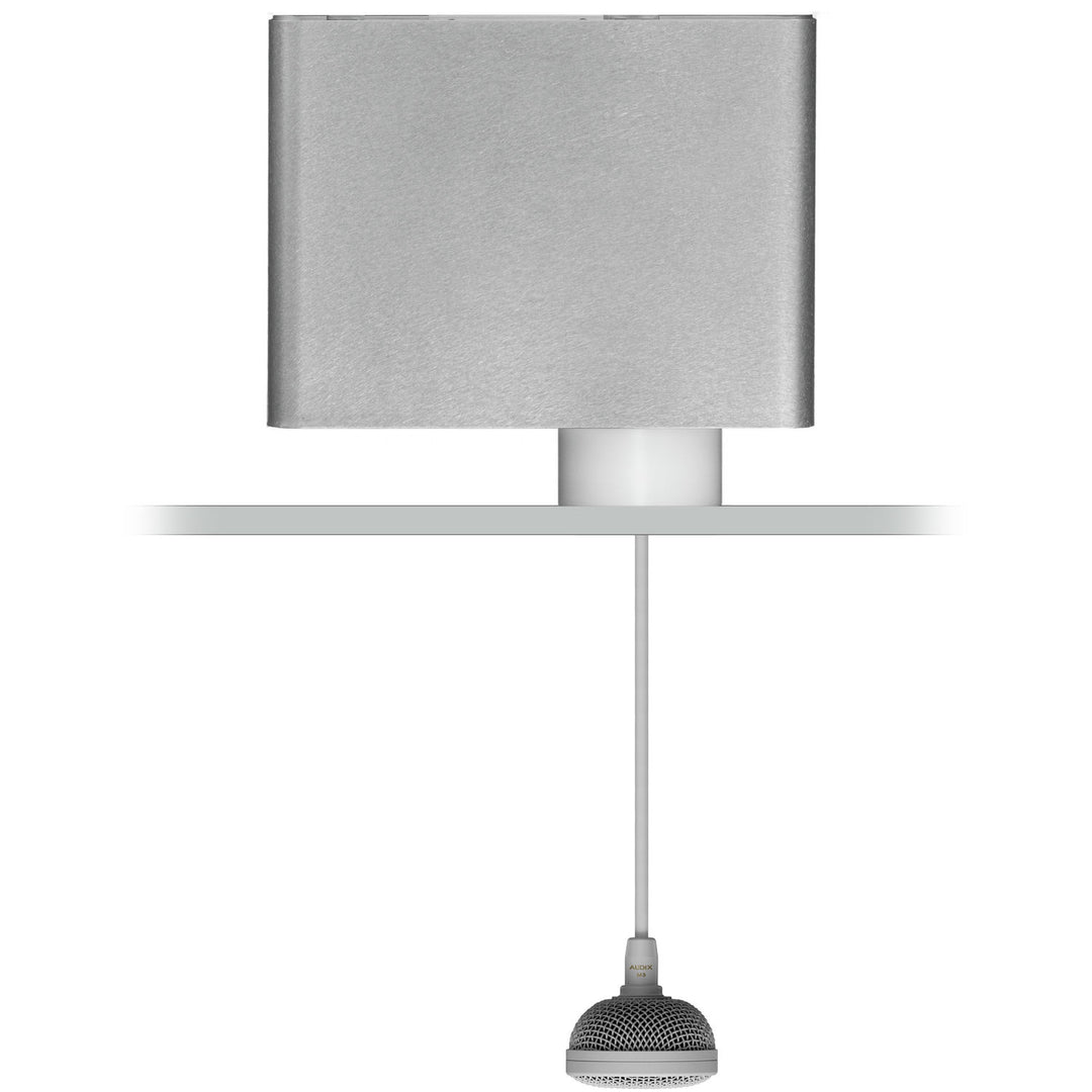 Audix M3 Series Tri-Element Hanging Ceiling Microphone - Grey w/ Servoreelers Mount
