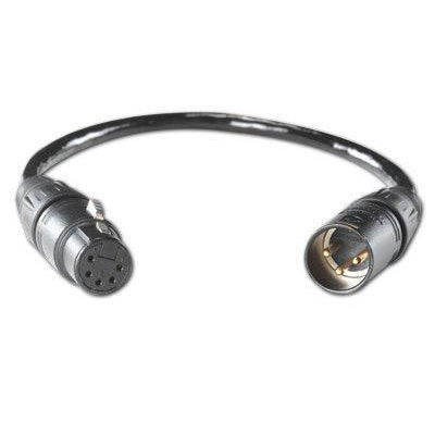 Digiflex LX LDMX-3M5F-1 - 1 Foot DMX Adapter -XLR3M to XLR5F