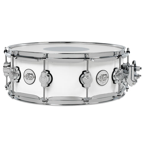 DW Design Series Snare Drum 5.5x14 Gloss Lacquer - Gloss White