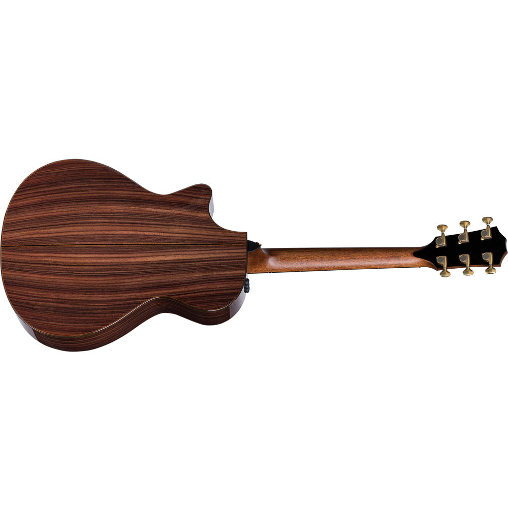 Taylor Guitars 912ce, Indian Rosewood Back and Sides, West African Crelicam Ebony Fretboard, Expression System ® 2 Electronics, Venetian Cutaway with Taylor Deluxe Hardshell Brown Case