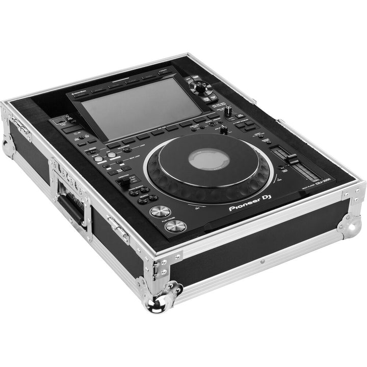 Odyssey FZCDJ3000 Flight Zone Case for Pioneer DJ CDJ-3000 - Silver and Black