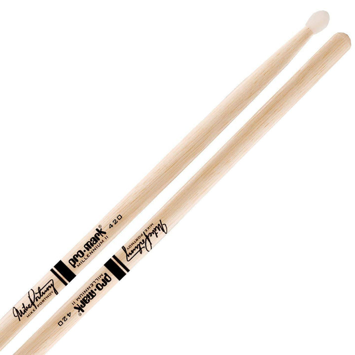 Promark TX420N -Promark Mike Portnoy Signature Series Nylon Tip Drumsticks