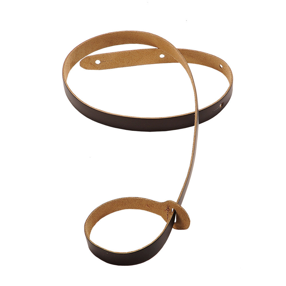 Levy's M19-DBR Chrome Tan Leather Mandolin Straps