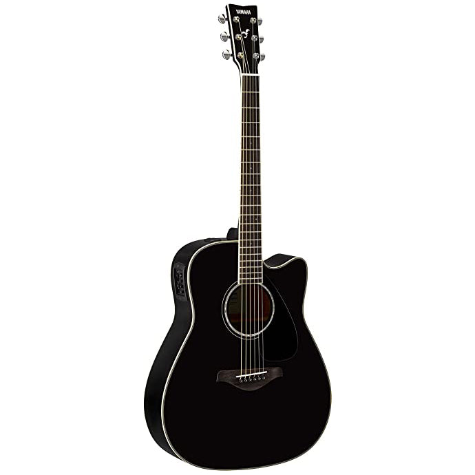 Yamaha FGX830C Dreadnought Cutaway Acoustic Guitar - Black