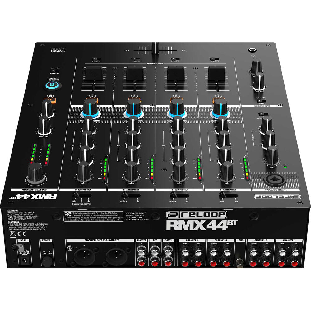 Reloop RMX-44 BT 4-Channel Bluetooth DJ Mixer