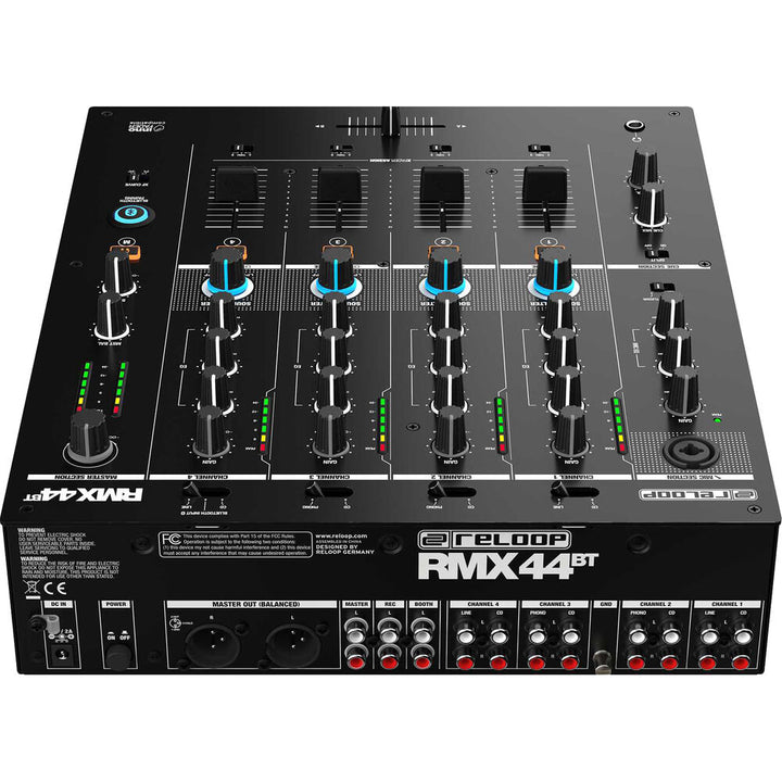 Reloop RMX-44 BT 4-Channel Bluetooth DJ Mixer