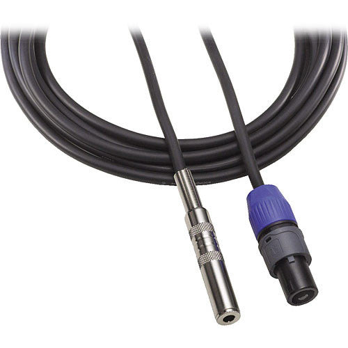 Audio-Technica AT700 Series Speakon to 1/4" Female Speaker Cable (14-Gauge) - 5'