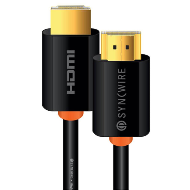 Sync SW-HDMI-S-1M - Super Slim Professional Grade HDMI Cable with Ethernet. V2.0 4K Full HD c(UL) FT-4 - 1m