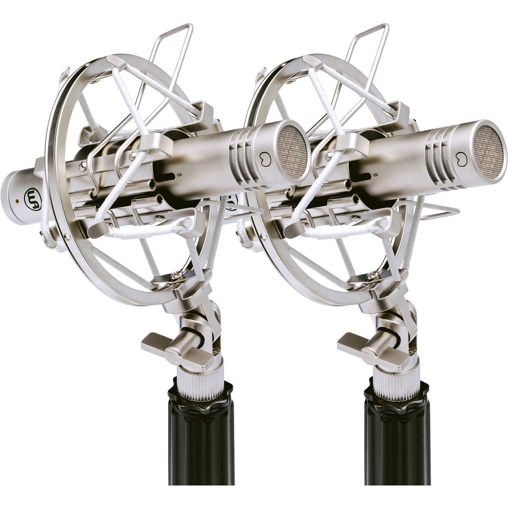 Warm Audio WA-84 Stereo Microphone Pair w/ Omni & Cardioid Capsules - Nickel
