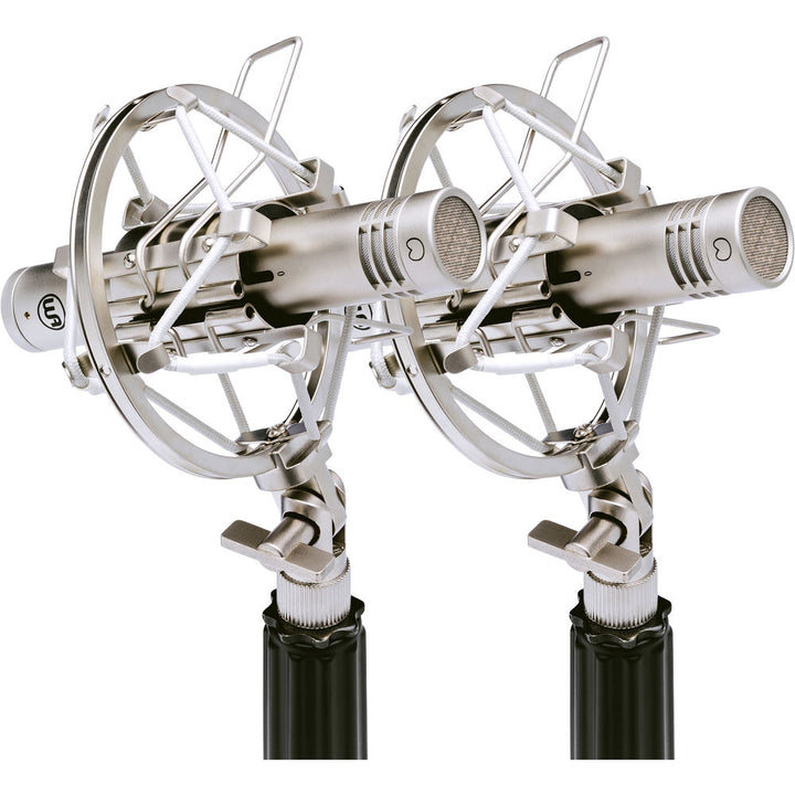 Warm Audio WA-84 Stereo Microphone Pair w/ Omni & Cardioid Capsules - Nickel
