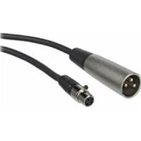 CAD 40-354 - 30' Mini Cable XLR-M to TA3F for 1600VP, 1700VP, 901R, 901VP