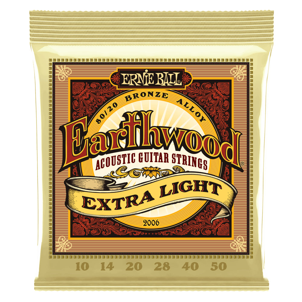 Ernie Ball 2006EB EARTHWOOD XTRA LIGHT 80/20 10-50