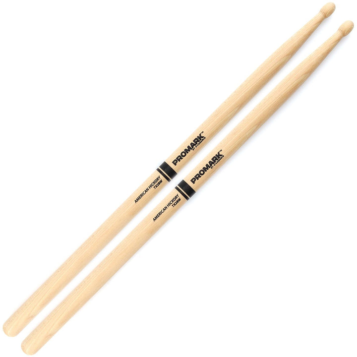 Promark TX2BW - Promark American Hickory 2B Wood Tip Drumsticks