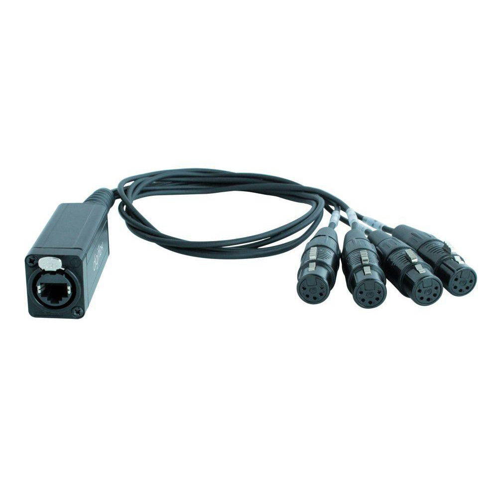 Digiflex LX LDMX5-CAT-IN - DMX Muxer 5 pin input 4x XLR 5 Female to etherCON