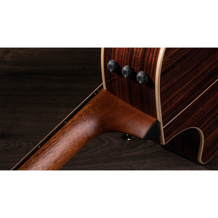 Taylor Guitars 812ce 12-Fret, Indian Rosewood Back and Sides, West African Crelicam Ebony Fretboard, Expression System ® 2 Electronics, Venetian Cutaway with Taylor Deluxe Hardshell Brown Case