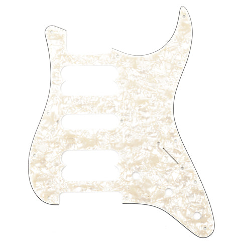 Fender Pickguard for Stratocaster H/S/H 11-Hole Mount 4-Ply - Aged White Pearl