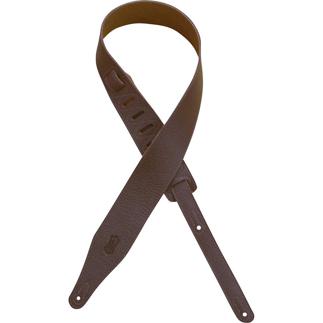 Levy's M17BL-BRN Genuine Texas Steer Hide Pebbled Leather Strap