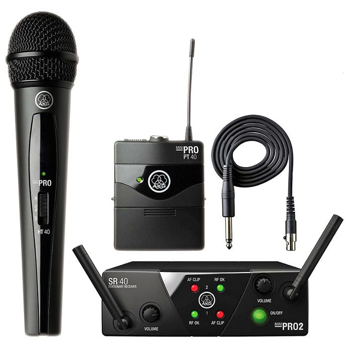 AKG WMS 40 Mini 2 Mix Vocal/Instrumental Set (Freq. 25 A/C)