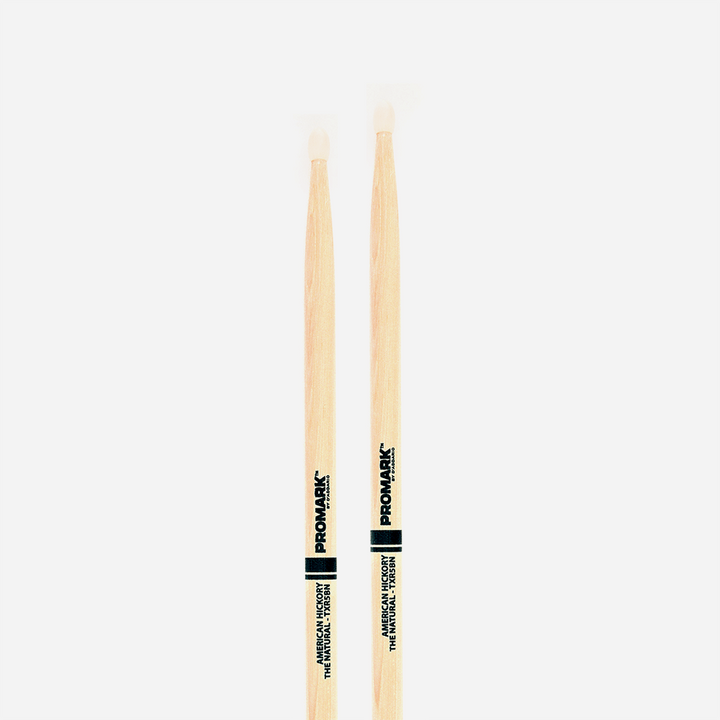 Promark TXR5BN - Promark American Hickory 5B Nylon Tip Drumsticks