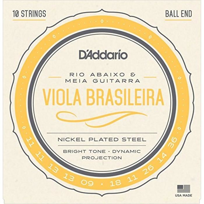 D'Addario EJ82B - SET VIOLA BRASILEIRA RIOABAIXO