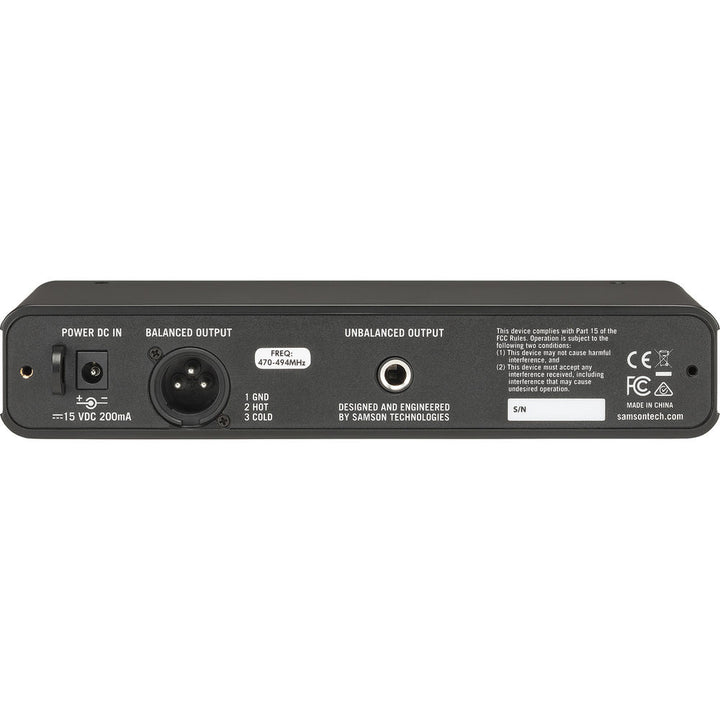Samson Concert 88x Wireless Guitar Instrument System (D: 542 to 566 MHz)