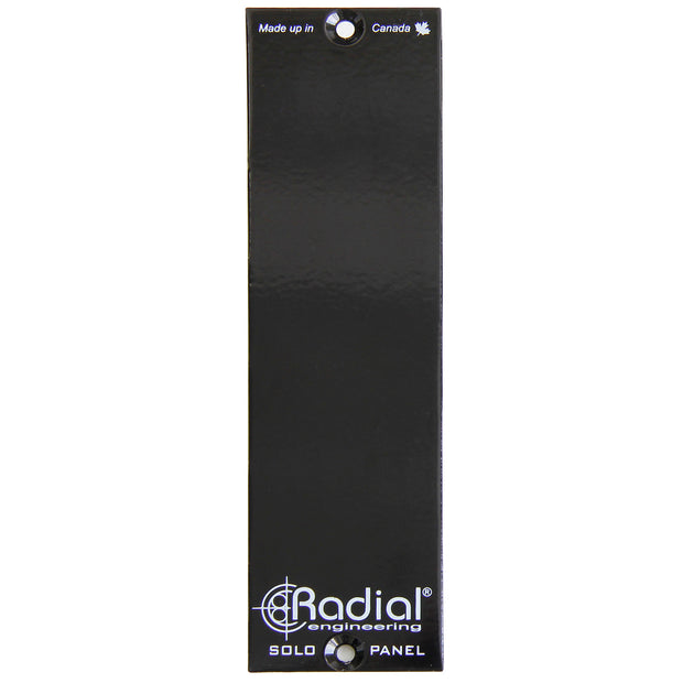 Radial Solo Single-Wide 500-Series Size Blank Panel