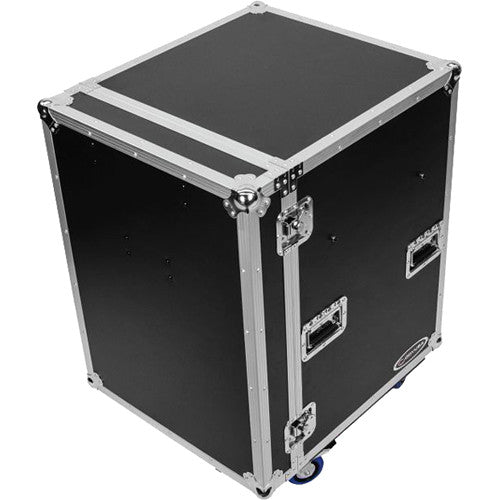 Odyssey FZWB4WDLX Flight Zone Deluxe 4-Drawer Workbox Tour Case with Casters & Side Table