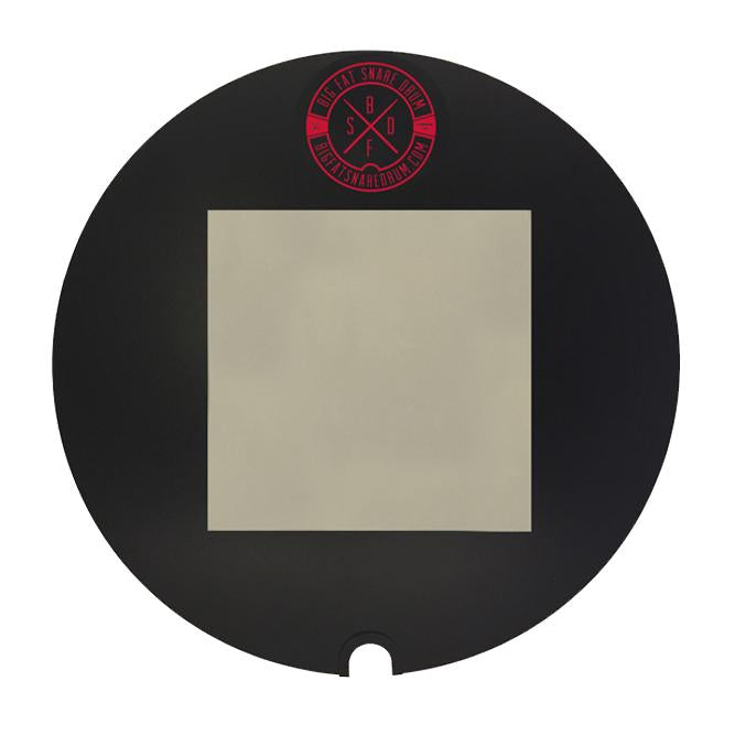 Big Fat Snare Drum BFSD-MS-14 Medford Square 14in Larger Black Gasket Ring