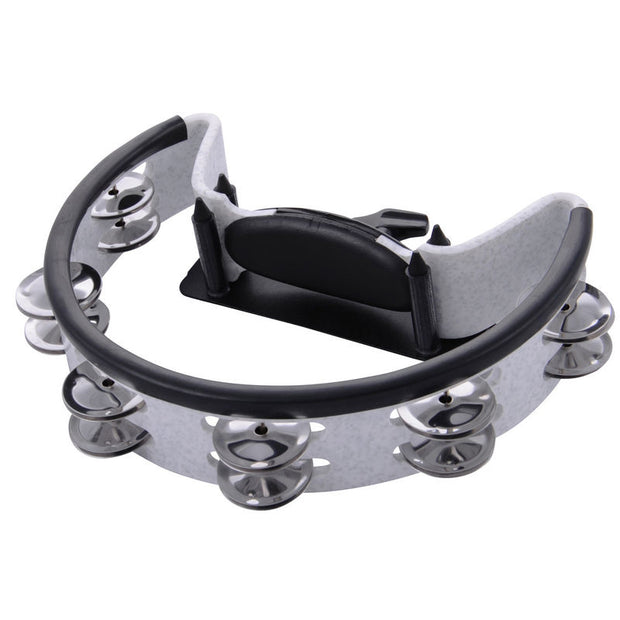 Pearl PTM-10SH Tambourine with Holder and Stainless Steel Jingles