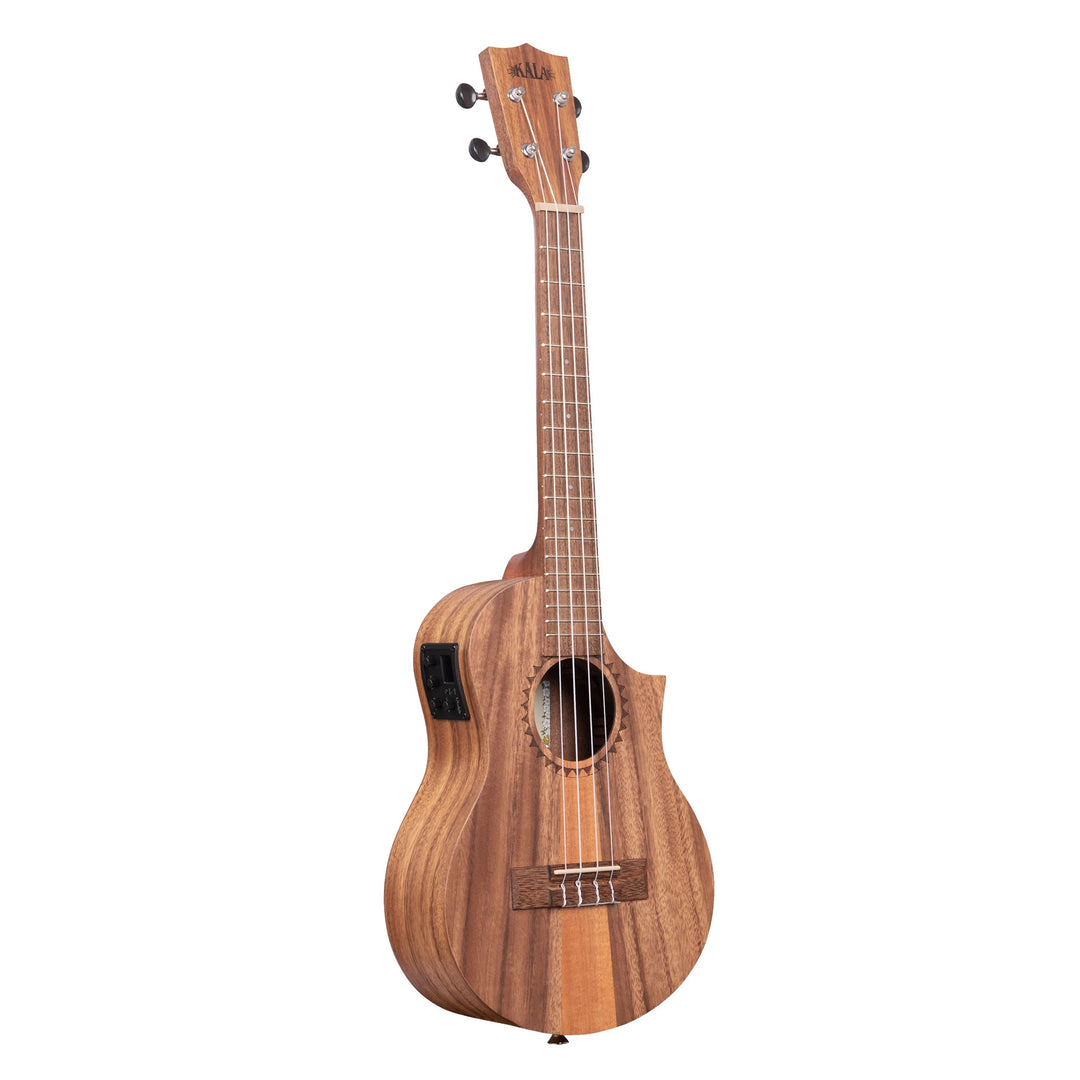 Kala KA-TK-T-CE Teak Tri-Top Tenor Ukulele w/ Cutaway & EQ