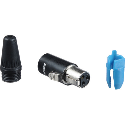 Neutrik RT3FC-B - 3-Pin Black Inline Tiny XLRF with Gold Contacts