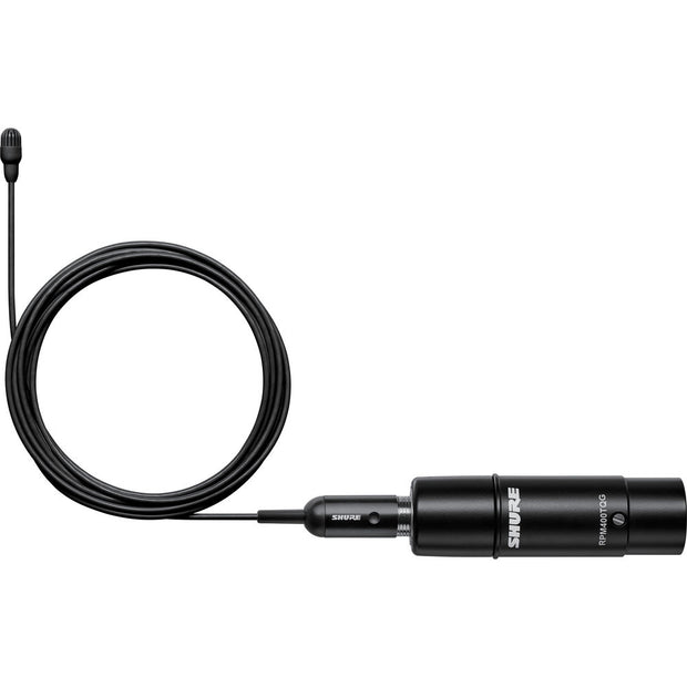 Shure TwinPlex TL47 Omnidirectional Lavalier Microphone w/ Accessories XLR Black