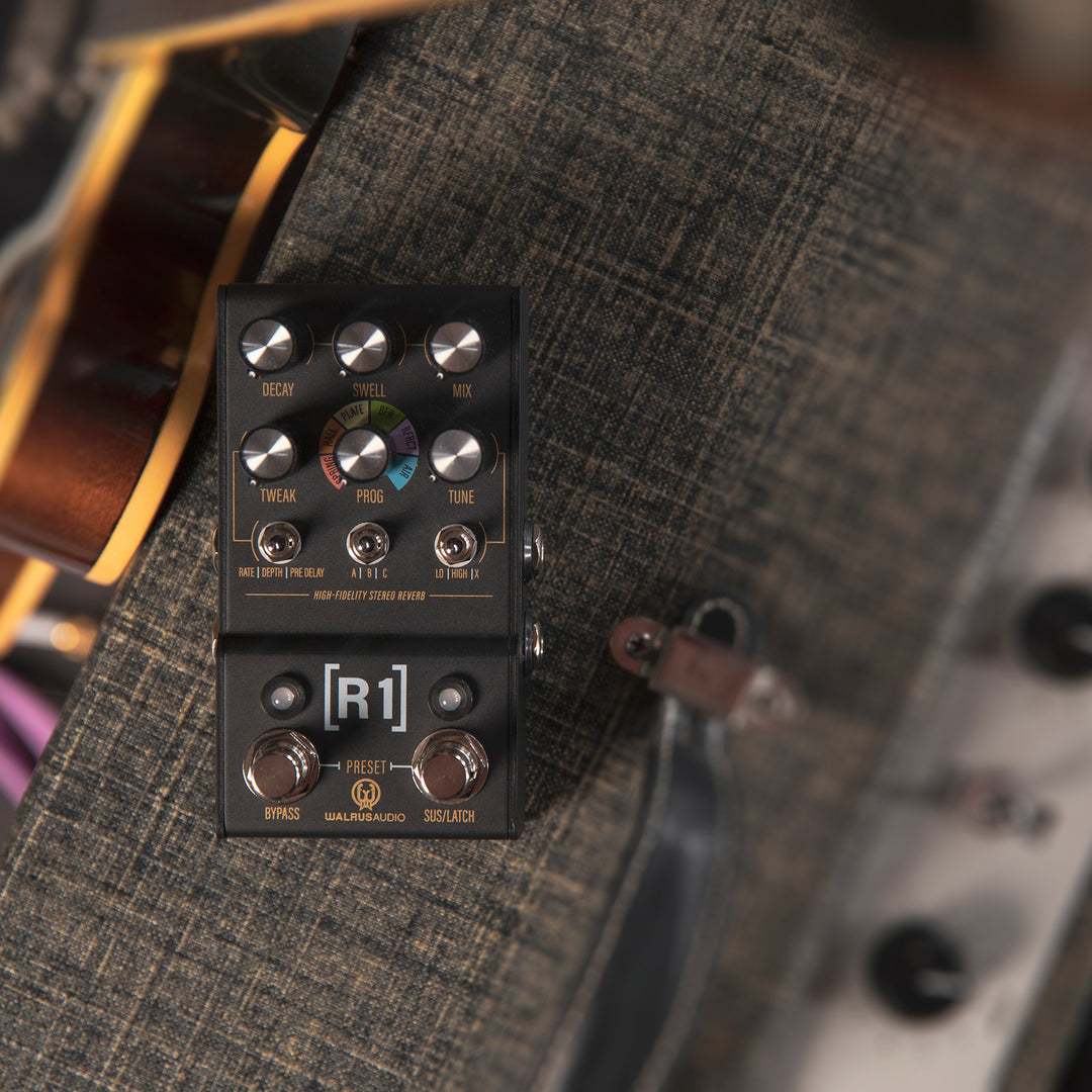 Walrus Audio MAKO Series: R1 High-Fidelity Stereo Reverb Guitar Effect Pedal