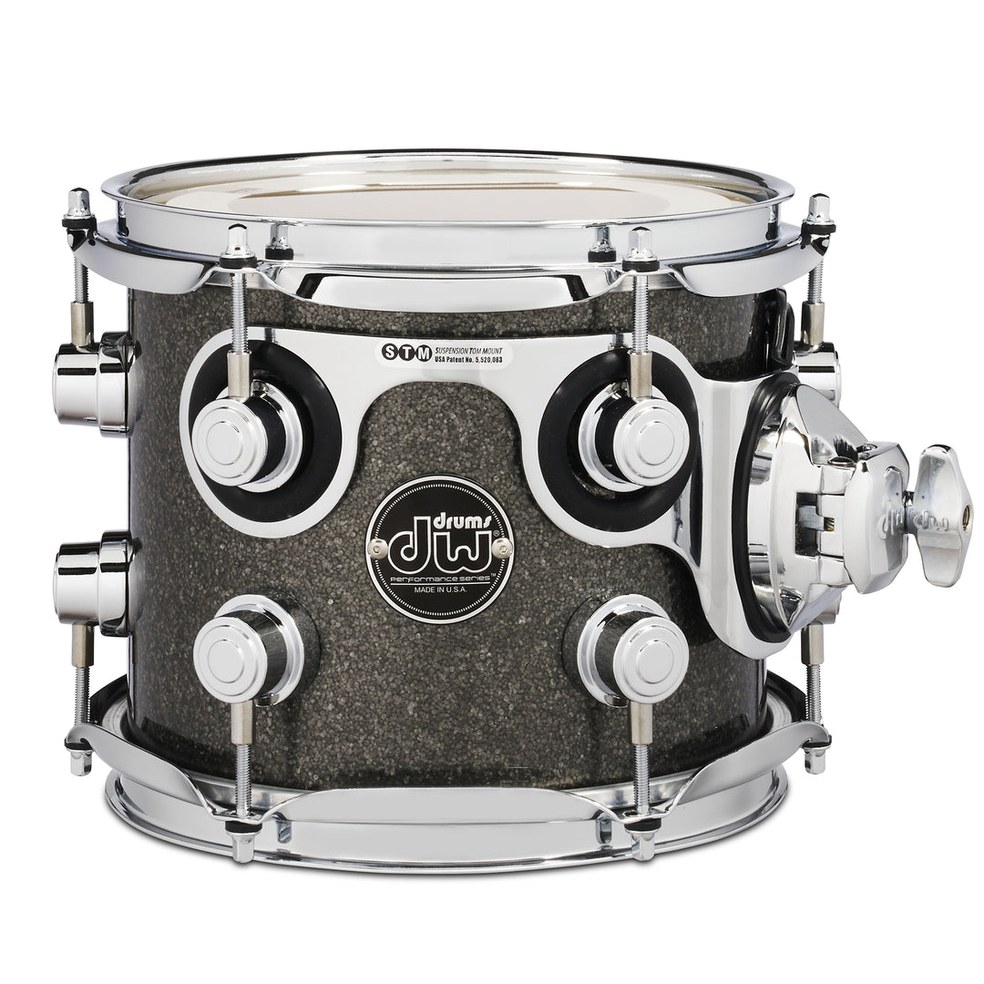 DW Performance Series Tom Tom 7x8 Finish Ply - Pewter Sparkle