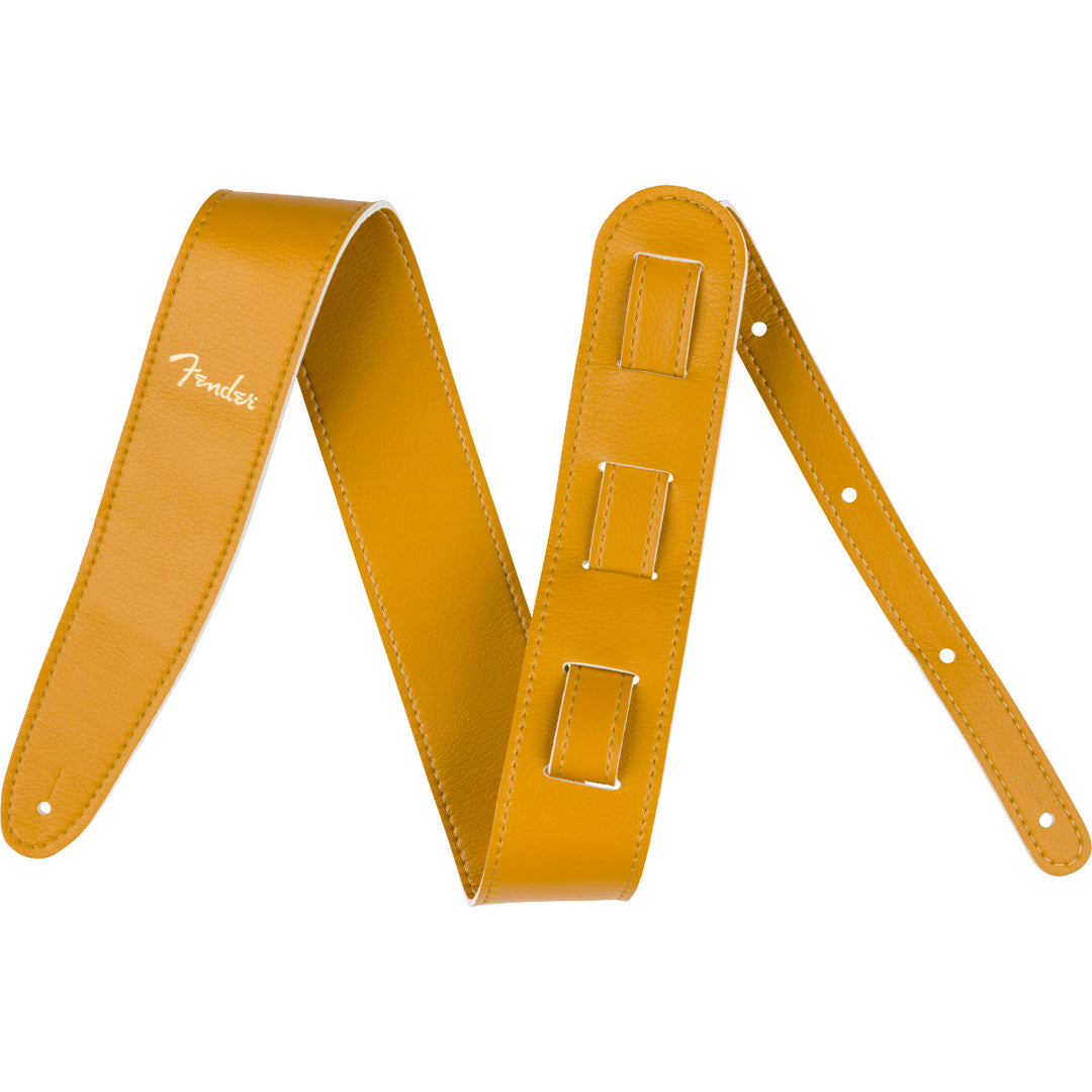 Fender Vegan Leather 2.5” Guitar Strap - Butterscotch