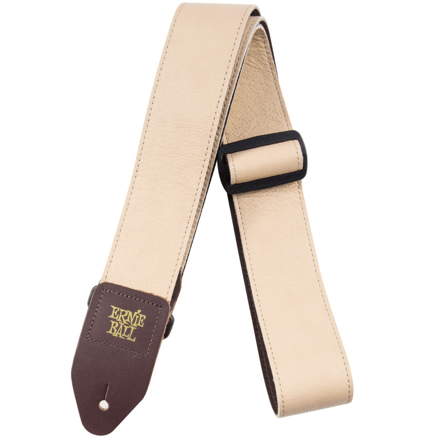 Ernie Ball Tri-Glide 2” Italian Leather Guitar Strap - Tan