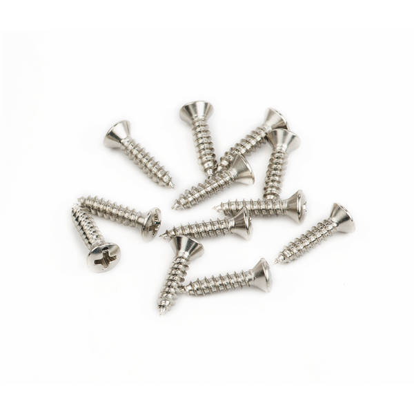 Fender Pickguard-Vintage Bridge Cover Mounting Screws - Nickel