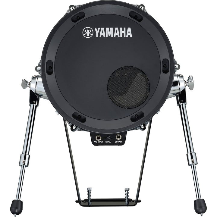 Yamaha KP128 BF -Electronic Mesh Kick Pad Tower w/ Multi-Layer Cushion - Black Forest