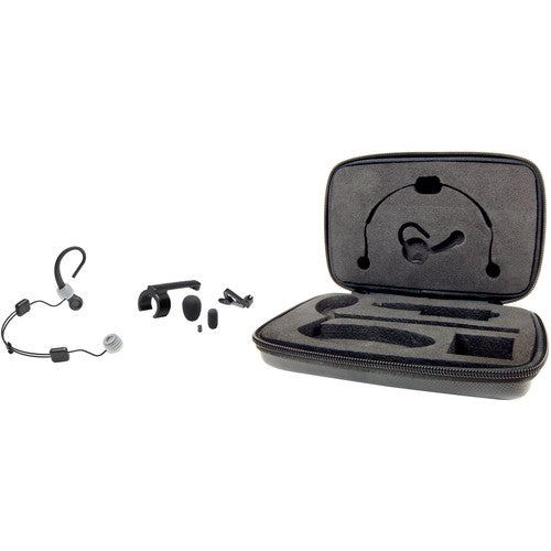 Audio-Technica BP892X MicroSet Omnidirectional Condenser Headworn Microphone - cW Connector (Black)