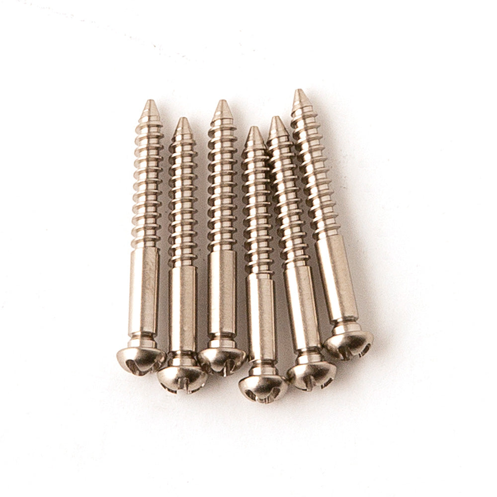 PRS Tremolo Bridge Knife Edge Screws (Machined) 6-Pack - Nickel
