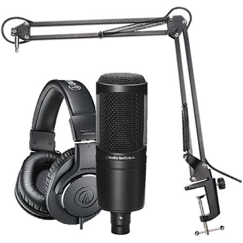 Audio-Technica AT2020PK Streaming and Podcasting Recording Pack