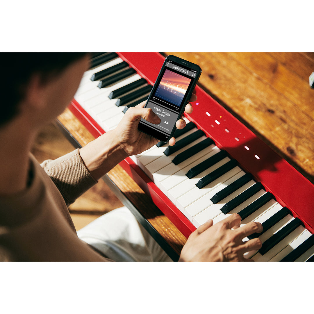 Casio PX-S1100 Digital 88-Key Piano w/ 18-Tones & Smart Scaled Action - Red